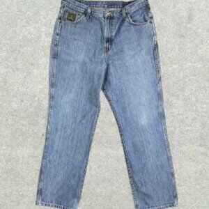 Cinch Jeans Men's Size 36x32 Straight Leg Medium Wash Blue Denim Western Cowboy